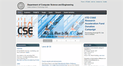 Desktop Screenshot of cse.iitd.ernet.in